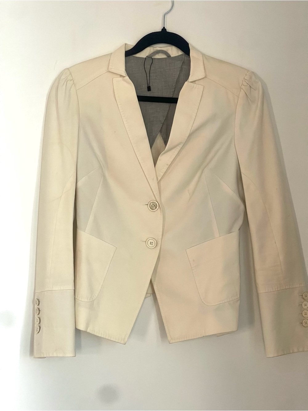 Brunello Cucinelli Vintage Cream Blazer
